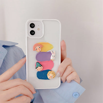 Funda de Silicona 3D para Celular con Colores Vibrantes