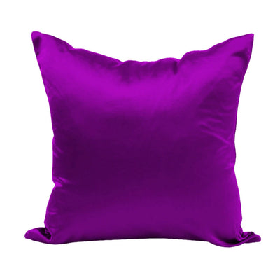 Fundas para Cojines de Sofá en Seda Sintética de Color Sólido - Image 8