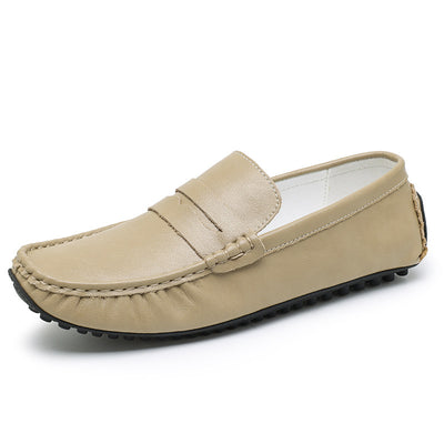 Zapatos Mocasín Beanie de Cuero Británico para Hombre - Image 5