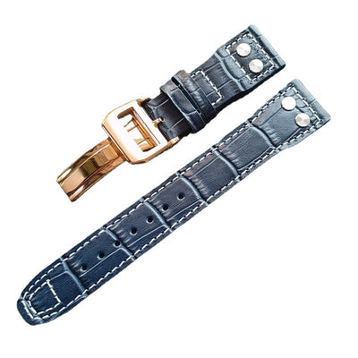 Correa de Reloj de Cuero Genuino Portugués Fire Jet - Image 3