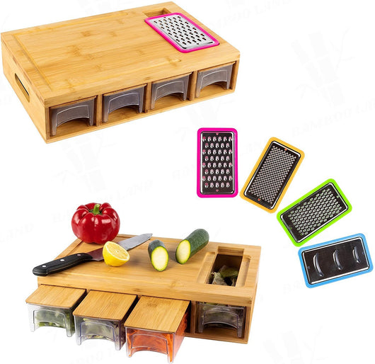 Tabla de Corte Cuadrada de Bambú Ecológica - Image 9