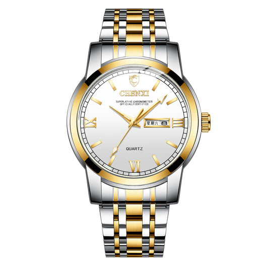 Reloj Acero Inoxidable Doble Calendario Luminoso Resistente al Agua - Image 10