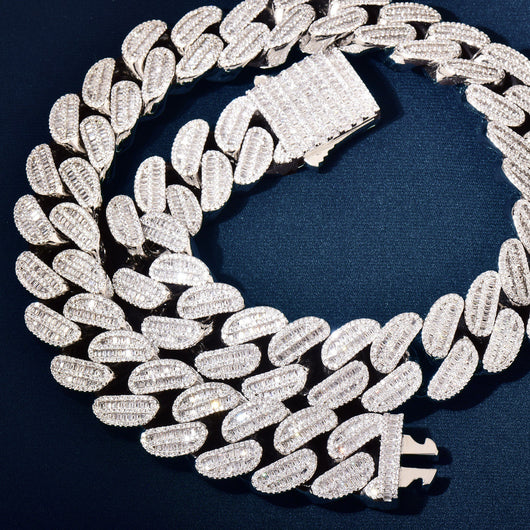 Collar Cubano Cuadrado con Cierre de Resorte Personalizado - Image 15