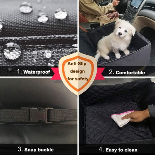 Cojín de Mascota para Asiento Delantero y Trasero del Auto - Image 4