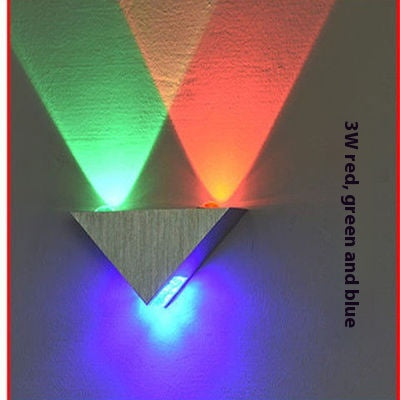 Lámpara de Pared LED Triangular Creativa - Image 2