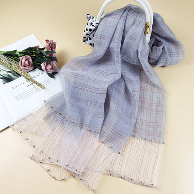 Pañuelo de Seda Elegante con Protección Solar y Aroma - Image 20