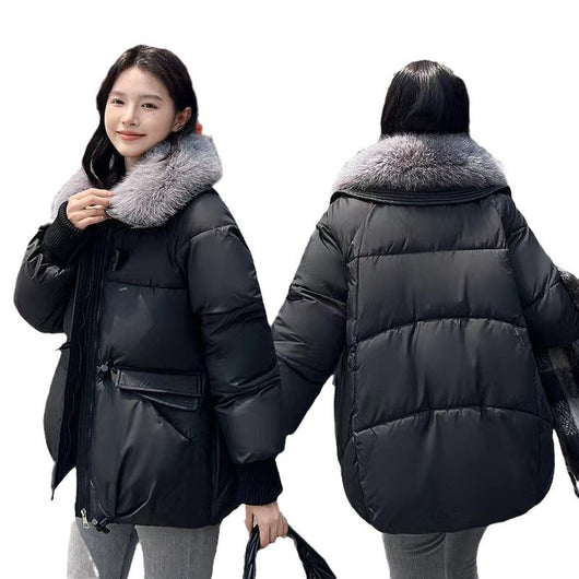 Chaqueta Puffer Estilo Coreano con Solapas Sueltas - Image 5