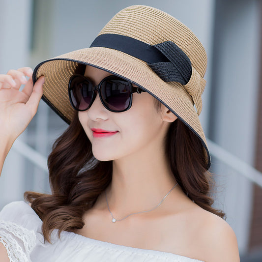 Sombrero Coreano Plegable para Mujer - Protección Solar Primavera Verano