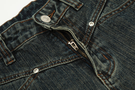Pantalones Hombre Efecto Desgastado Corte Recto Suelto - Image 23