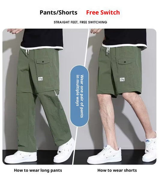 Overol Desmontable Estilo Americano para Hombre, 2 en 1 - Image 11