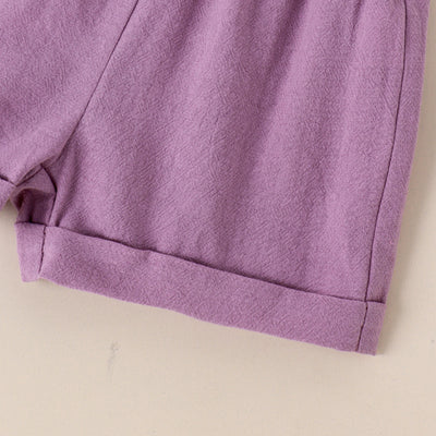 Conjunto de Short y Blusa Blanca con Volantes y Moño - Image 12