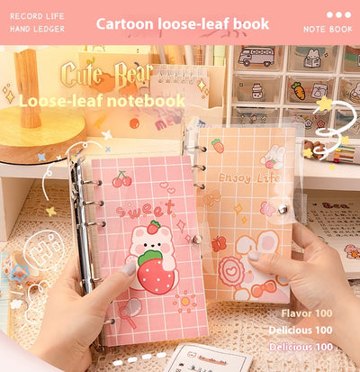 Cuaderno Espiral Suelto Contadora Adorable con Corazones - Diario de Notas - Image 19