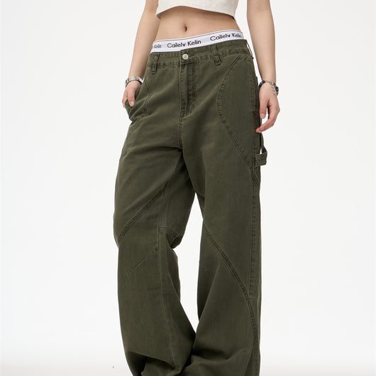Jeans Rectos Desgastados con Estilo Deconstruido - Image 9