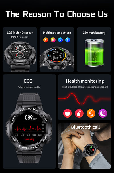 Reloj Inteligente con Monitoreo de Oxígeno en Sangre y Llamadas Bluetooth - Image 14