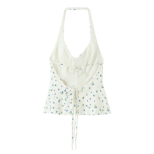 Blusa Estampado Floral con Cuello Colgante - Colección Verano - Image 2