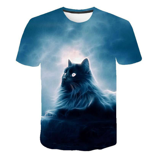 Playera de Verano para Niños Estampado Gatito Coreano - Image 62