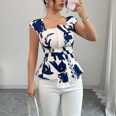 Blusa Fresca sin Mangas con Cuello Cuadrado para Mujer - Image 6