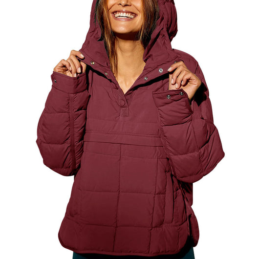 Abrigo de Algodón con Capucha para Mujer - Image 4
