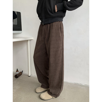 Pantalones Casuales Holgados de Pierna Ancha para Hombre - Image 9