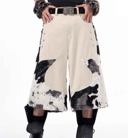 Pantalones Cortos de Fibra de Leche con Costuras y Textura Suave - Image 6
