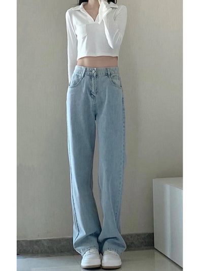 Pantalones Largos de Verano Estilo Retro con Caída Relajada - Image 11