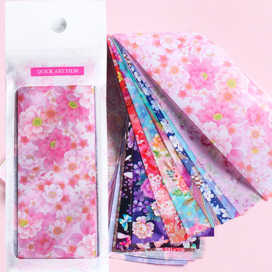 Stickers de Uñas Diseño Estrellas Flores - Colección San Valentín - Image 4