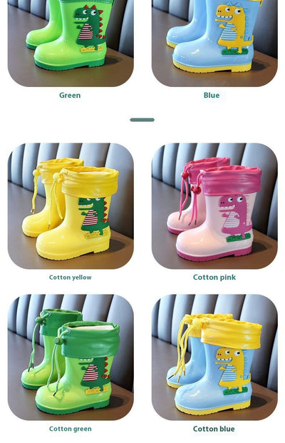 Botas de Lluvia Infantiles Antideslizantes con Diseños Divertidos - Image 11