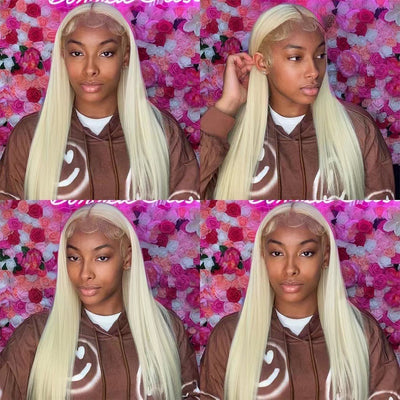 Peluca Frontal de Encaje Liso Largo para Mujeres Africanas - Image 12