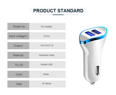 Cargador de Auto Dual USB de Alta Velocidad - Image 7