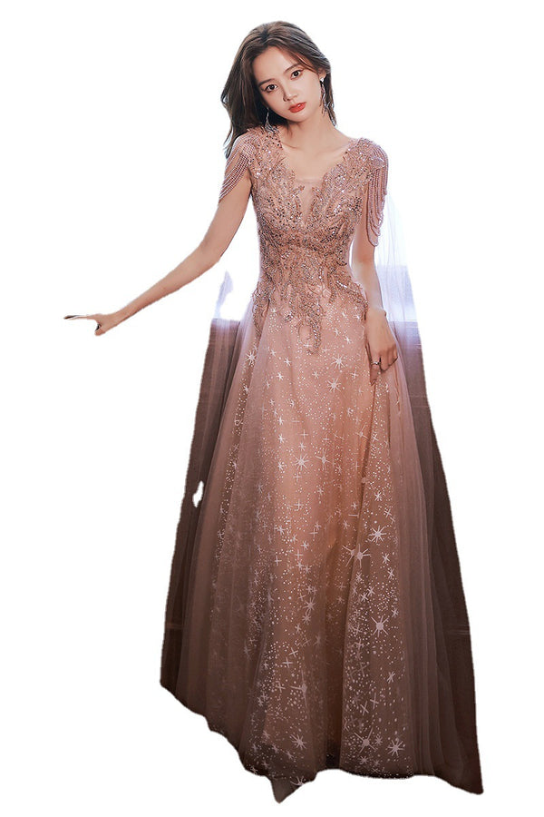 Vestido de Noche Estrellado Elegancia Celebridad - Image 3