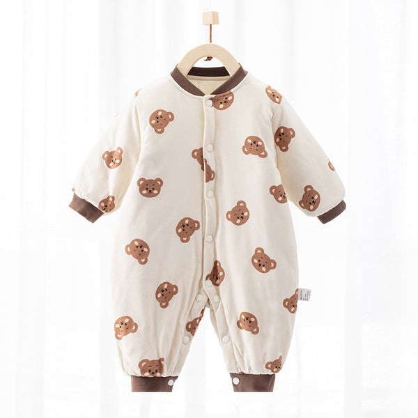 Pijama Enterizo Cálido de Algodón para Bebé Recién Nacido - Image 15