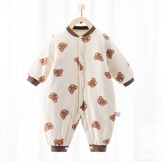 Pijama Enterizo Cálido de Algodón para Bebé Recién Nacido - Image 15