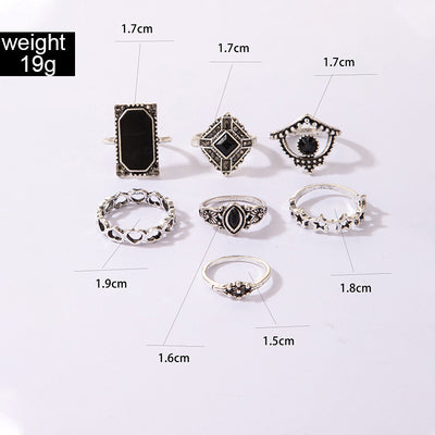 Anillo de Gema Negra - Diseño de Personalidad Contemporáneo - Image 13