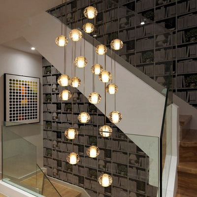 Lámpara de Araña Minimalista Moderna para Escaleras Duplex - Image 4