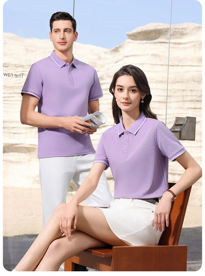 Polo Antibacterial Sensible al Frío con Solapa - Image 31