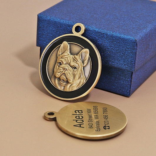 Placa de Identificación Antipérdida para Mascotas - Grabado Personalizado - Image 4