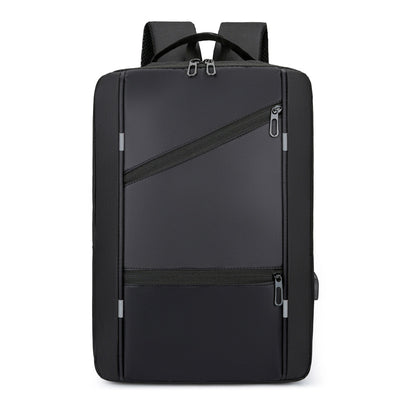 Mochila Ejecutiva para Hombre con Carga USB - Diseño Minimalista Multifuncional - Image 7