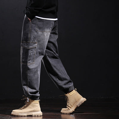 Pantalones Jeans Harem Sueltos para Hombre Fallwinter - Image 2