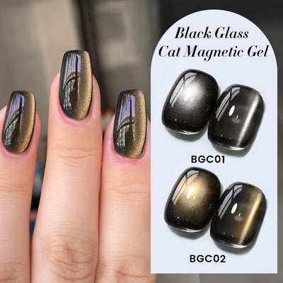 Esmalte Gel UV Degradado con Efecto Ojo de Gato y Microesferas de Cristal - Image 3