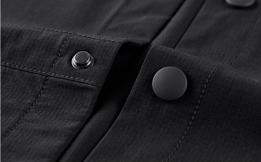 Camisa Negra Manga Corta Elegante - Image 10