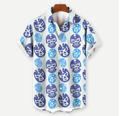 Camisa Hawaiana Estampada para Hombre - Estilo Vacacional Playa - Image 27