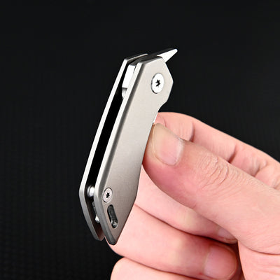 Cuchillo Táctico de Aleación de Titanio Portátil Multiusos con Abreador - Image 14