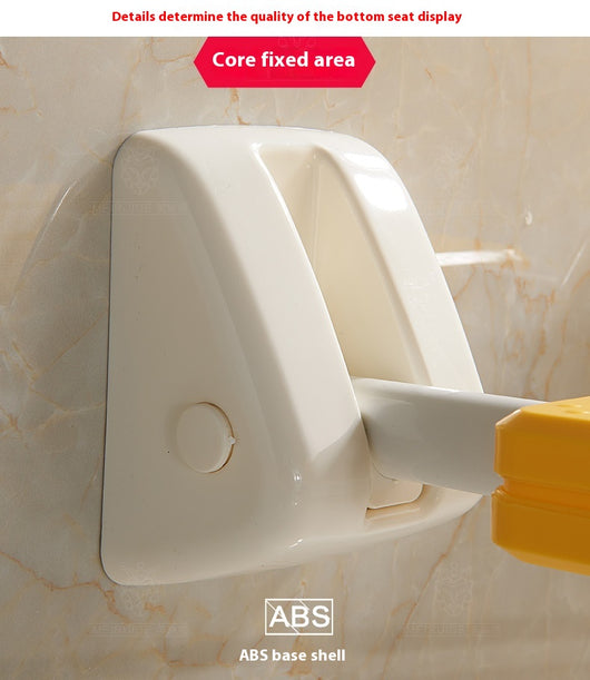 Taburete Plegable de Baño con Soporte de Pared - Seguro y Antideslizante para Adultos Mayores - Image 14