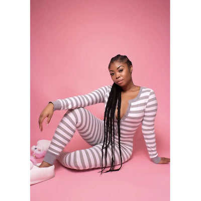 Jumpsuit de Rayas Estampado - Image 13