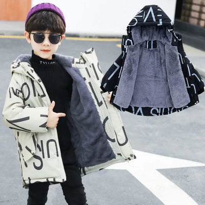Abrigo de Invierno Infantil Acolchado Estilo Coreano - Image 11