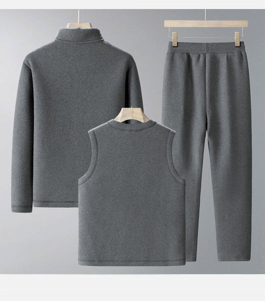 Traje Deportivo de Terciopelo Talla Grande para Hombre - Image 14