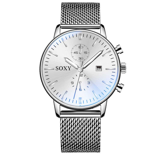 Reloj de Pulsera con Malla Metálica para Hombre - Image 2