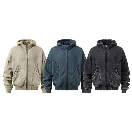 Sudadera Deportiva Vintage Americana con Capucha y Forro Polar - Image 15