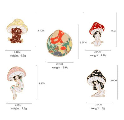 Broche Seta Roja Girl en Aleación con Efecto Drip - Image 16