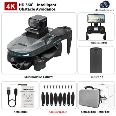 Dron Plegable 4K con Estabilización Anti-vibración y Cámara HD - Image 6